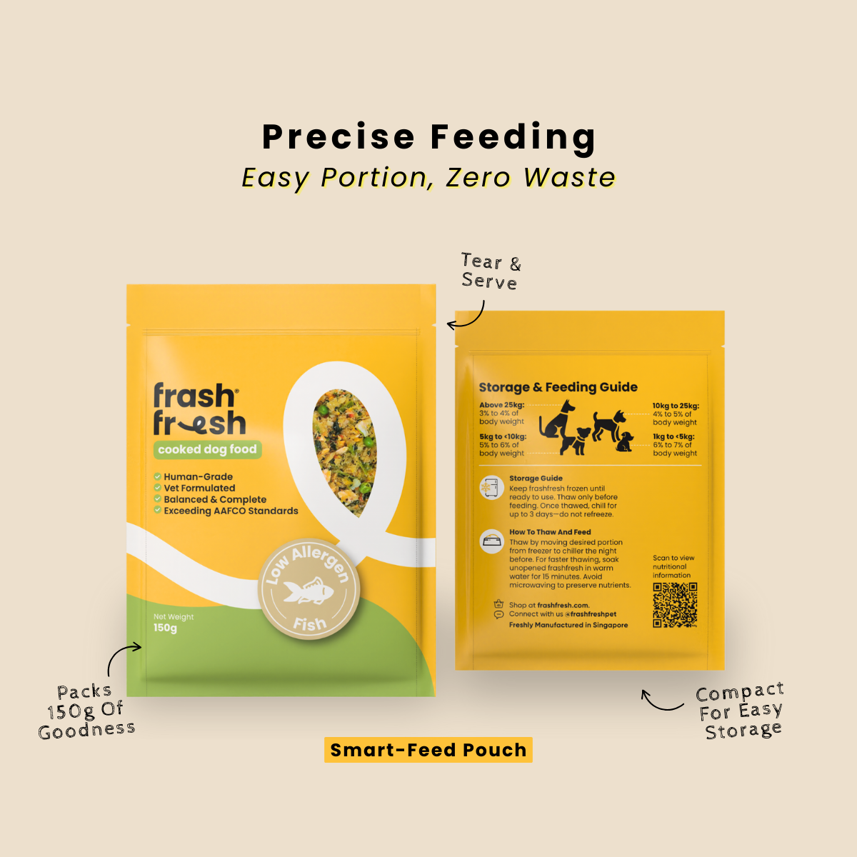 frashfresh Cooked Dog Food with NutriAbsorb™ (Low-Allergen Kangaroo)