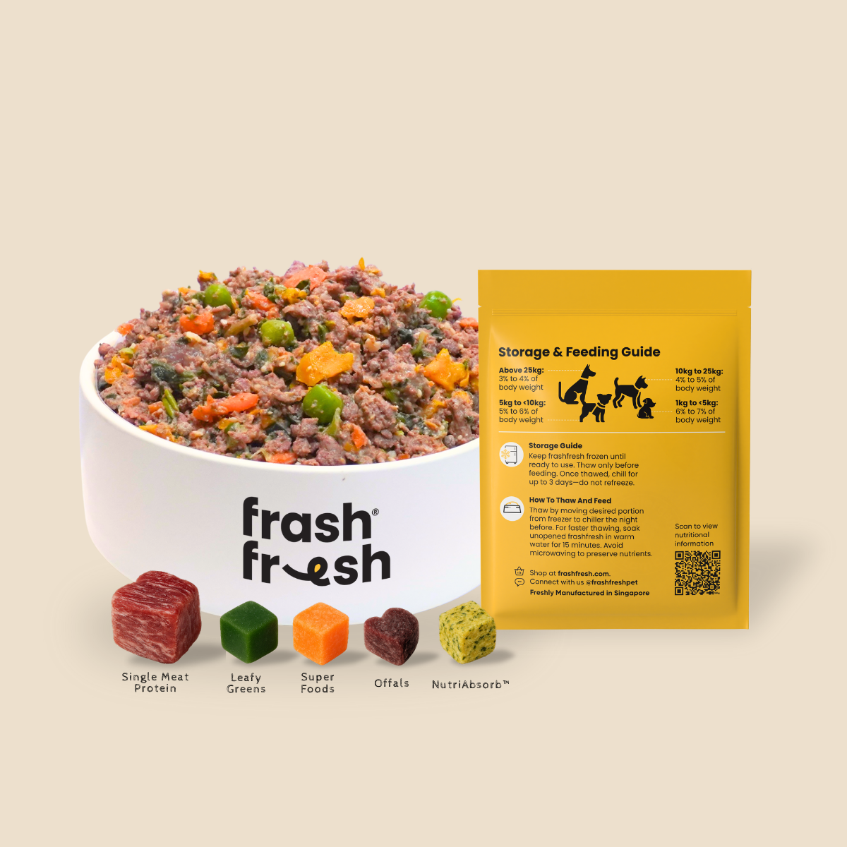 frashfresh Cooked Dog Food with NutriAbsorb™ (Low-Allergen Lamb)