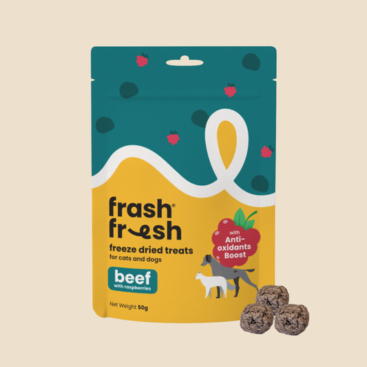 frashfresh Freeze Dried Dog & Cat Treats (Beef with Antioxidants Boost)