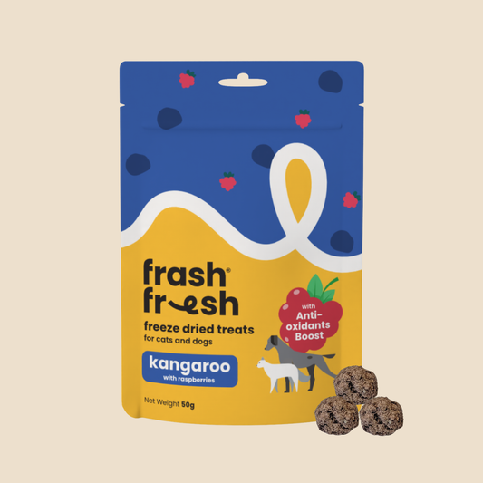 frashfresh Freeze Dried Dog & Cat Treats (Kangaroo with Antioxidants Boost)