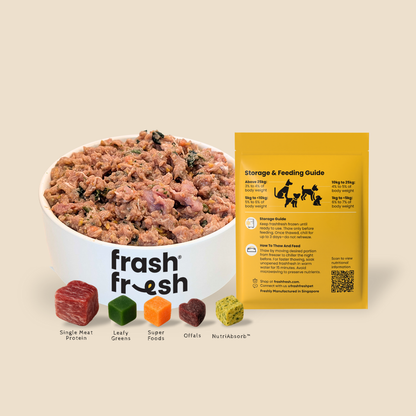 frashfresh Raw Dog Food with NutriAbsorb™ (Low-Allergen Duck)