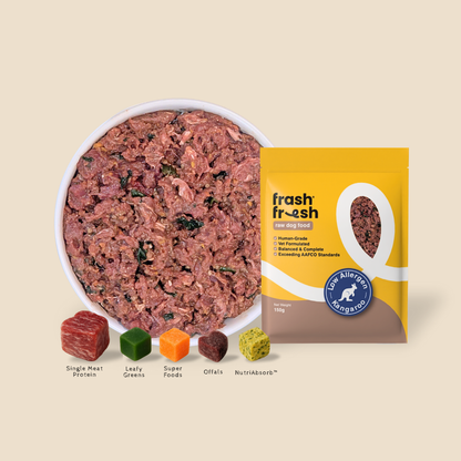 frashfresh Raw Dog Food with NutriAbsorb™ (Low-Allergen Kangaroo)